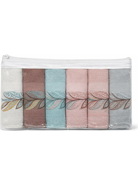 Σετ Ποτηρόπανα 6 Τεμαχίων 30x50 Cosmin Daily Kitchen Multicolor