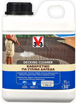Καθαριστικό Εξωτερικών Ξύλινων Δαπέδων 1lt V33 DECKING CLEANER