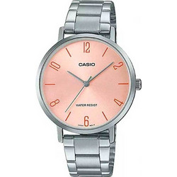 Casio Timeless Γυναικείο Ρολόι με Ασημί Μεταλλικό Μπρασελέ LTP-VT01D-4B2UDF
