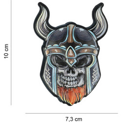 Σήμα 3D Skull viking 101INC - Μαύρο/Μπλε
