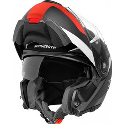 Schuberth C3 Pro Sestante Red Κράνος Μηχανής Flip-Up 1570gr