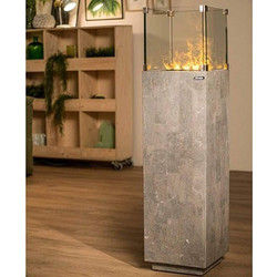 Dimplex Isola White Επιδαπέδιο Ηλεκτρικό Τζάκι 60W Μ13xΥ33xΒ33cm