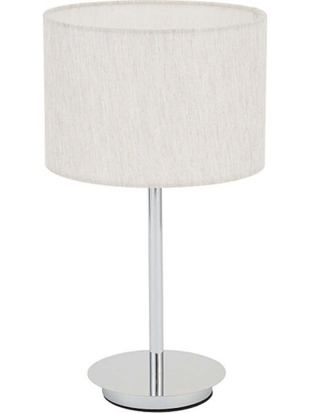 Φωτιστικό Επιτραπέζιο Hotel Mood 11778 23x23x43cm 1xE27 10W Chrome-Cream Nowodvorski