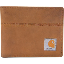 Πορτοφόλι Saddle Leather Bifold Wallet Dark Brown Carhartt B0000207