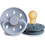 Frigg Moon Phase Πιπίλες Καουτσούκ 0-6m Powder Blue Slate 2τμχ