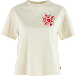 FJALLRAVEN Γυναικεία Τενίσκα Fjallblomster Logo T-shirt W WHITE