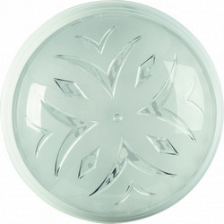 Arkolight Φωτιστικό Οροφής - Πλαφονιέρα 1xΕ27 Φ24cm Μοντέρνο Polycarbonate Λευκό 118.001