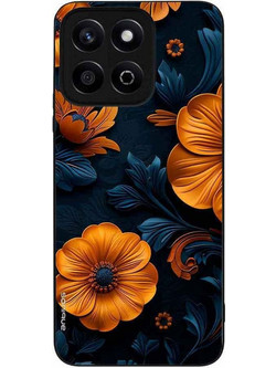 Sonique 3D Flower Series Θήκη (Honor X7c) Πορτοκαλί 01