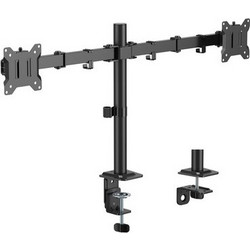 Powertech POWERTECH βάση γραφείου για 2x οθόνες PT-1552, 17-32" έως 10kg