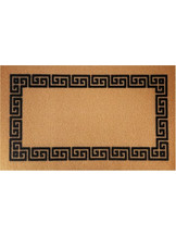 HOME USE Πατάκι εισόδου HUH-0206, αντιολισθητικό, 75x45cm, 8mm πάχος, καφέ