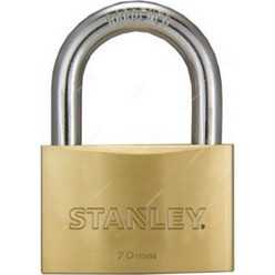 Stanley Λουκέτο Ορειχάλκινο με 3 Κλειδιά 70mm - S742-034
