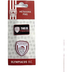 Pins Μεταλλικά Ολυμπιακός Μπάσκετ
