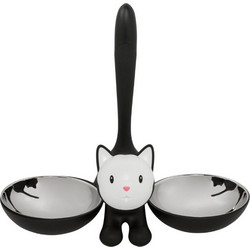 Alessi Cat Bowl Tigrito black AMMI09 B