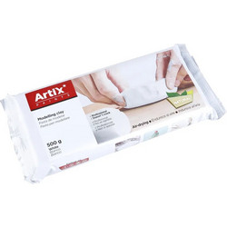 ARTIX PAINTS φυσικός πηλός PY036-1, χωρίς γλουτένη, 500γρ, λευκός