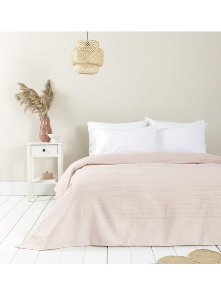 Κουβέρτα Ανοιξιάτικη Μονή (160x240) Dune Rose Pink nima