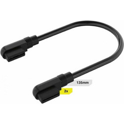Δύο καλώδια Corsair iCUE Link Connector Cable (CL-9011133-WW) - 2x135mm - Black CL-9011133-WW