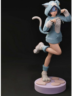 Φιγούρα Rem Re Zero Cat Outfit Sculptures 3D Printing 3D εκτυπωμένη