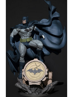 Φιγούρα Batman and Bat Signal 3D Printing Figurine V3 from DC 3D εκτυπωμένη