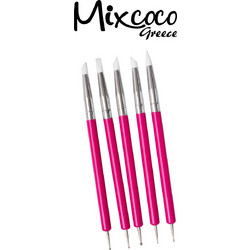 2 - WAY SILICONE - DOTTING TOOL 5PCS - SKU 190651