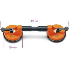 Βεντούζα Τζαμιών Διπλή 50Kg Max Φ120mm Fiberglass 1766 Beta