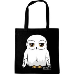 Harry Potter - Hedwig Black Tote Bag