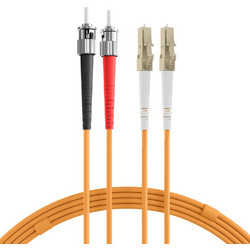 PROCABLE LC-ST OM1 62.5/125μm Duplex Καλώδιο Οπτικής Ίνας 0.5m Orange O0371.0.5