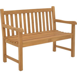 Παγκάκι Nat pakoworld teak ξύλο σε φυσική απόχρωση 120x57x96εκ