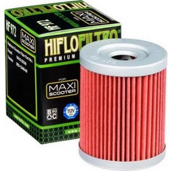 Φίλτρο Λαδιού HF 972 HIFLOFILTRO Suzuki Burgman 250 400 - Sym Maxsym 400 600 - Yamaha Majesty 400