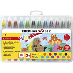 Eberhard Faber Gel Mini Κηρομπογιές Σετ 12τμχ