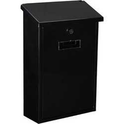 Perel Μεταλλικό Γραμματοκιβώτιο Black BG10002
