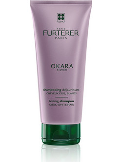 Rene Furterer Okara Silver Radiance Φυτικό Σαμπουάν για Προστασία Χρώματος για Βαμμένα Μαλλιά 200ml