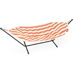 Fatboy Headdemock Superb - Αιώρα Από Ύφασμα Olefin + Κάλυμμα 270x138x110 I Stripe Orange Creme