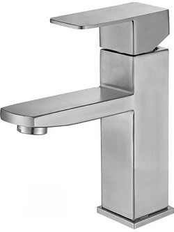 Μπαταρία νιπτήρος αναμεικτική INOX 18 cm