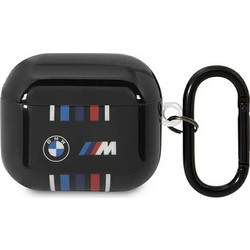 BMW Multiple Colored Lines Θήκη για Apple AirPods 3 Μαύρη BMA322SWTK