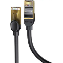 Baseus Flat U/UTP Cat.7 Καλώδιο Δικτύου Ethernet 1m Black