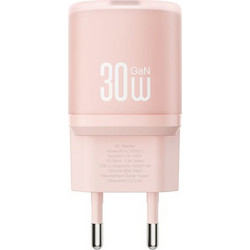 Φορτιστής Πρίζας Quick Power Charger Qualcomm PD+QC 1 x Type C 5V-12V 30W Pink XO-L150