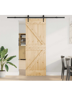 vidaXL Πόρτα Εσωτερική Συρόμενη Ξύλινη 70x210cm 3445245
