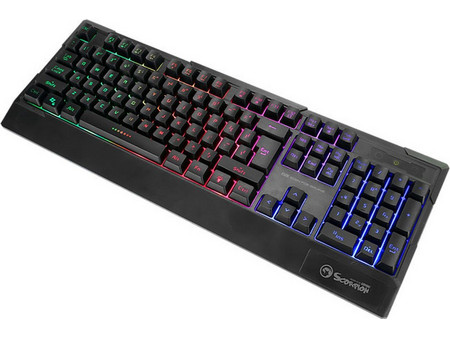 Marvo K606 Gaming Πληκτρολόγιο RGB Black