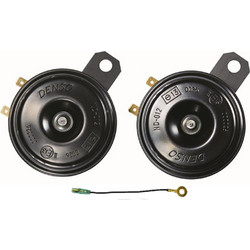 Σετ Κόρνες 12V Δύο Τόνων JK272000-6910 Denso Μαύρες