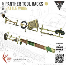 Panther Ausf.G Tool Racks Battle Worn 1/35