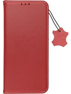 Senso Genuine Leather Stand Θήκη Βιβλίο Burgundy (iPhone 17)
