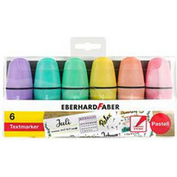 Μαρκαδόροι υπογράμμισης mini pastell σετ 6τεμ EBERHARD FABER 551403