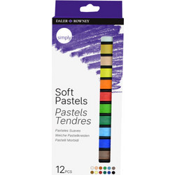 Ξηρά παστέλ ζωγραφικής 12 χρωμάτων DALER ROWNEY Soft Pastels D157500112