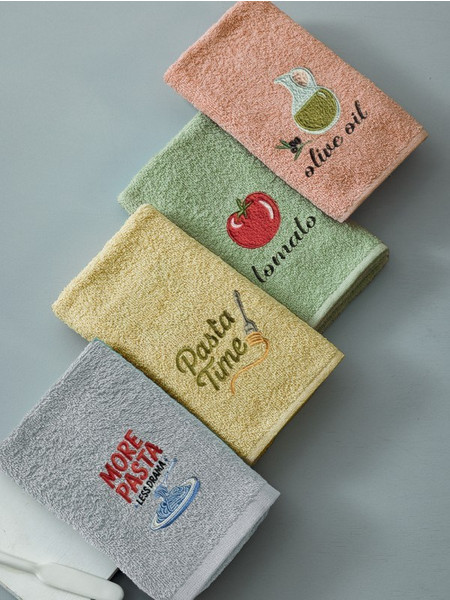 Palamaiki Σετ 4 Πετσέτες Κουζίνας Kitchen Towels 40x70 KT300