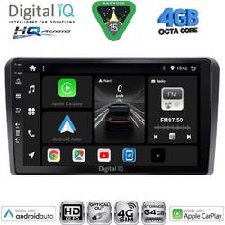 Digital IQ BXK 19324_CPAA (CLIMA+A/C) Ηχοσύστημα Αυτοκινήτου με Οθόνη Αφής 9" & GPS