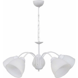 Heronia Lighting Lab Ovo White-WH Κρεμαστό Φωτιστικό 5L Λευκό