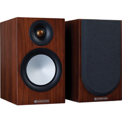 Monitor Audio Silver 50 7G Ζεύγος Ηχείων Hi-Fi Βιβλιοθήκης 100W 2 Δρόμων Natural Walnut