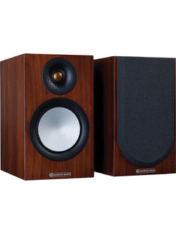 Monitor Audio Silver 50 7G Ζεύγος Ηχείων Hi-Fi Βιβλιοθήκης 100W 2 Δρόμων Natural Walnut