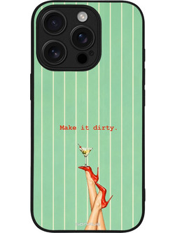 Sonique Stripe Stories Series Θήκη με Σχέδιο «Martini» (iPhone 16 Pro)