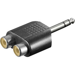 Μετατροπέας RCA 6.35mm Stereo